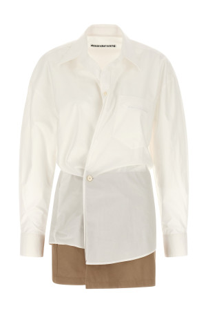 'Pre-styled wrap dress' dress White