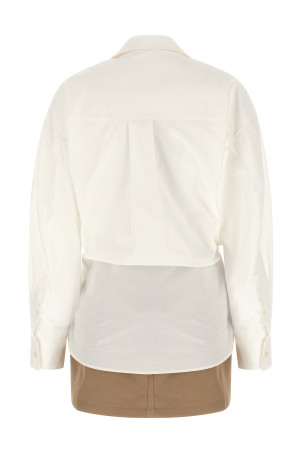 'Pre-styled wrap dress' dress White