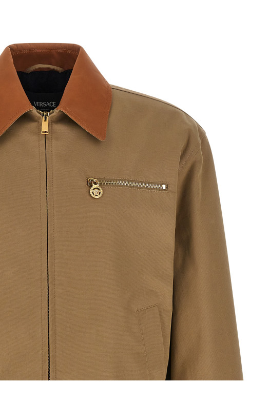 Полотняная куртка Бежевый VERSACE 10222441A168021KM00