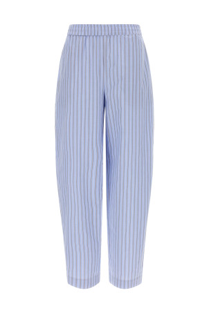 'Poplin Tapered' pants BLUE