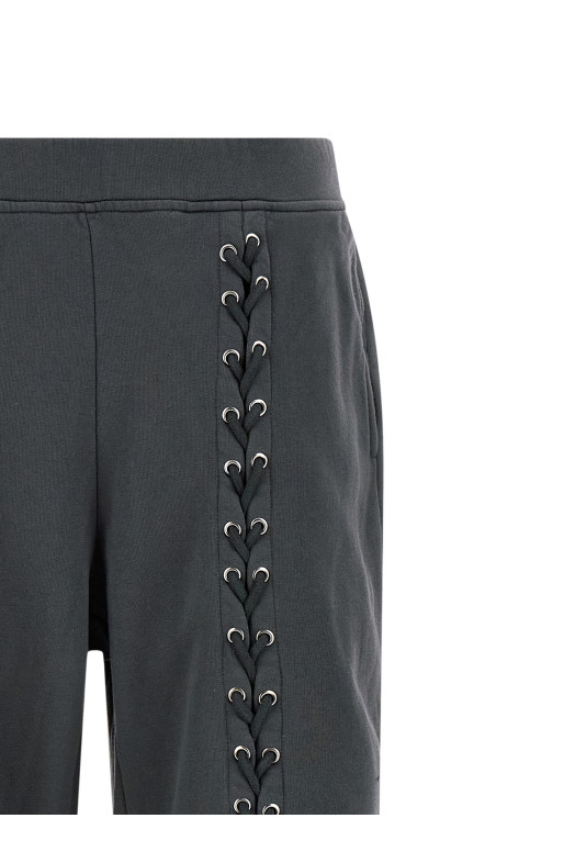 'Lacing' pants Gray