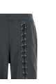 'Lacing' pants Gray