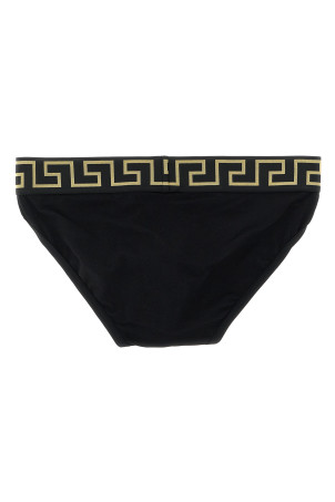 'Greca' 2-pack briefs set Black