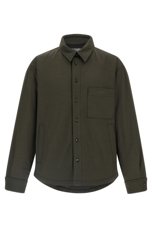 'La Chemise Boulanger' overshirt Green