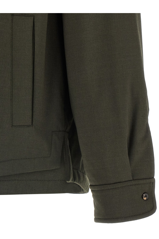 'La Chemise Boulanger' overshirt Green