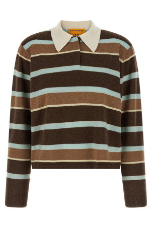 'Cropped stripe Rugby' sweater Multicolor