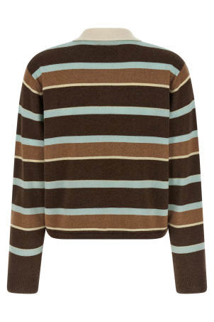 'Cropped stripe Rugby' sweater Multicolor