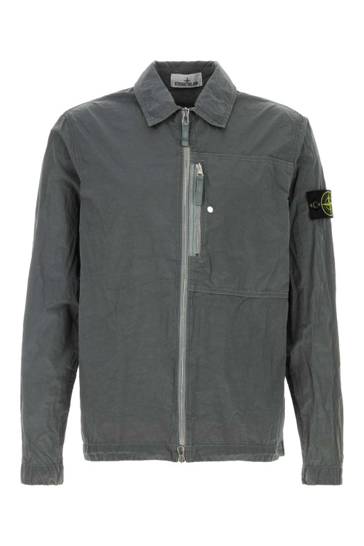 Grey nylon shirt STONE ISLAND (120003119)