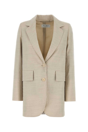 Sand wool Acacia blazer MAX MARA (2511041383600)