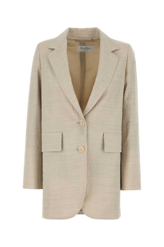 Sand wool Acacia blazer MAX MARA (2511041383600)
