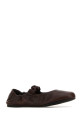 Dark brown nappa leather ballerinas MIU MIU (5F340EFD005EFX)