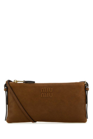 Biscuit leather crossbody bag MIU MIU (5NI007AEFX)