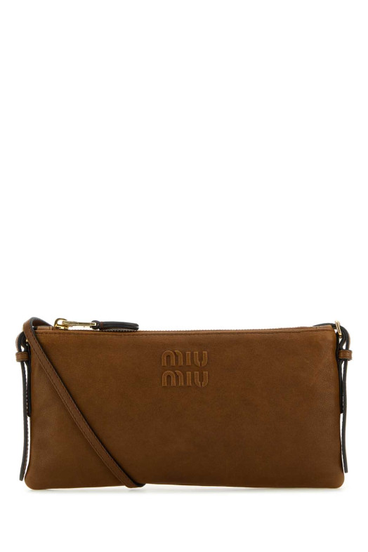 Biscuit leather crossbody bag MIU MIU (5NI007AEFX)