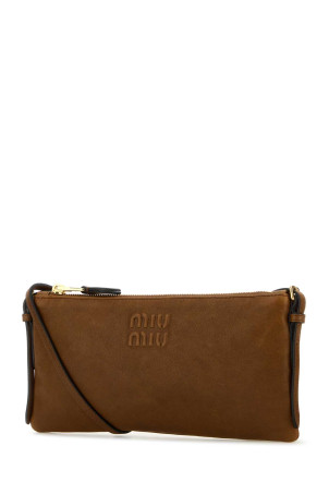 Biscuit leather crossbody bag MIU MIU (5NI007AEFX)