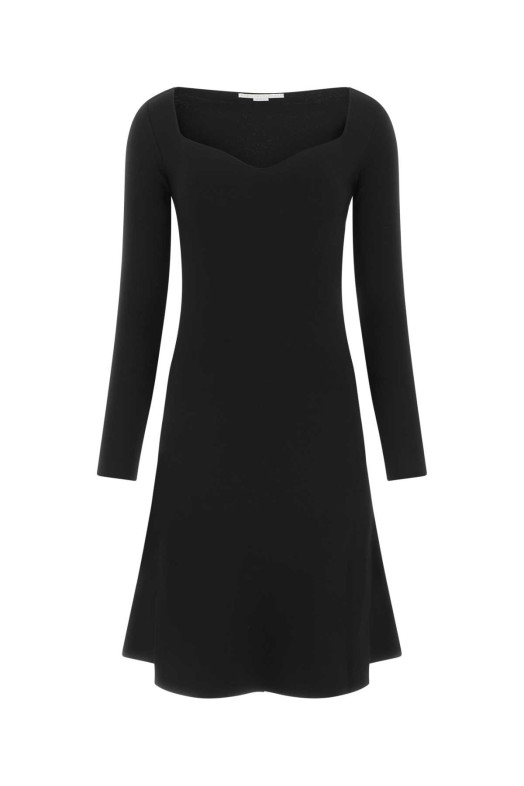 Black viscose blend dress Black STELLA McCARTNEY (6K0233S2076)