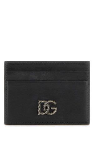 Black leather card holder Black DOLCE & GABBANA (BP0330AU994)