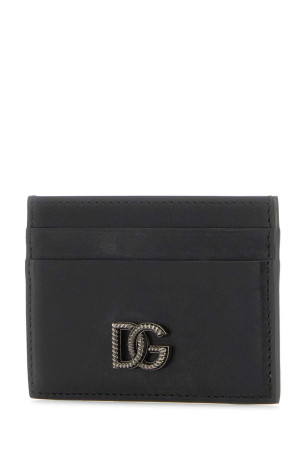 Black leather card holder Black DOLCE & GABBANA (BP0330AU994)