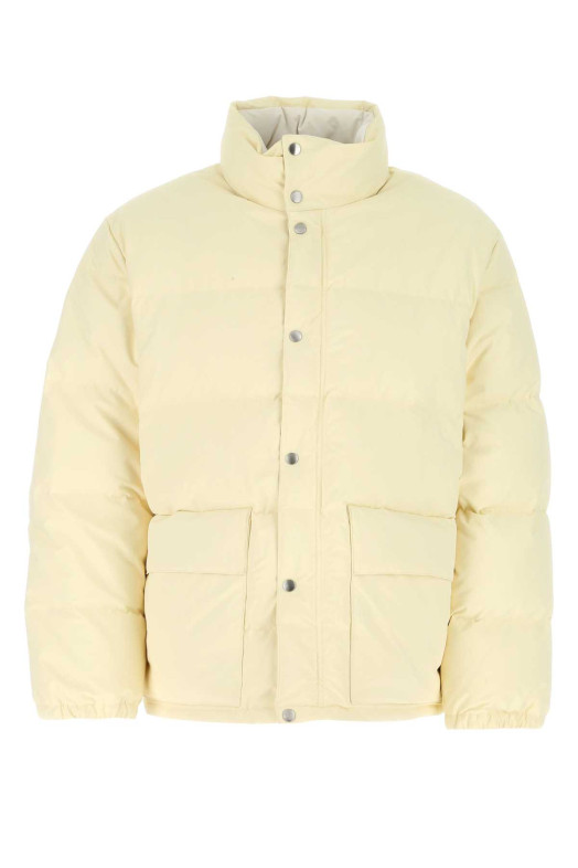 Cream polyester down jacket JIL SANDER (J47AF0006JTN014)