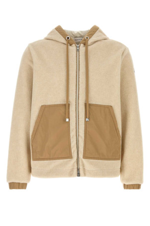 Sand teddy fabric sweatshirt Multicolor MONCLER (L10918G0002789BBG)
