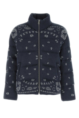 Embroidered wool Bandana down jacket ALANUI (LMED002F22KNI001)