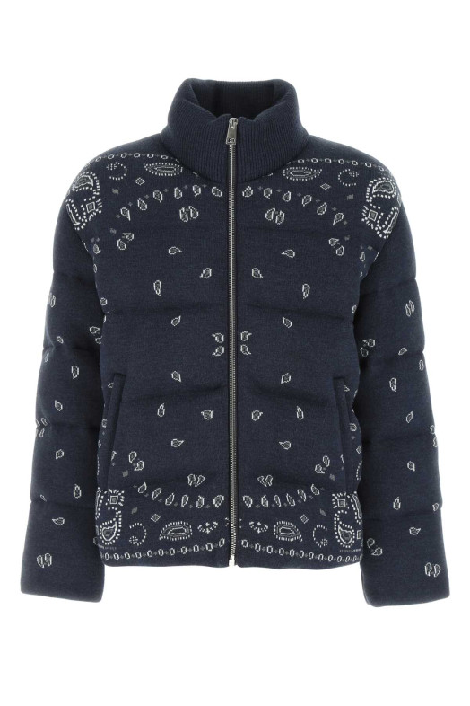 Embroidered wool Bandana down jacket ALANUI (LMED002F22KNI001)