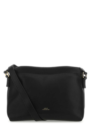Black synthetic leather Ninon crossbody bag Black A.P.C. (PUAATF61582)