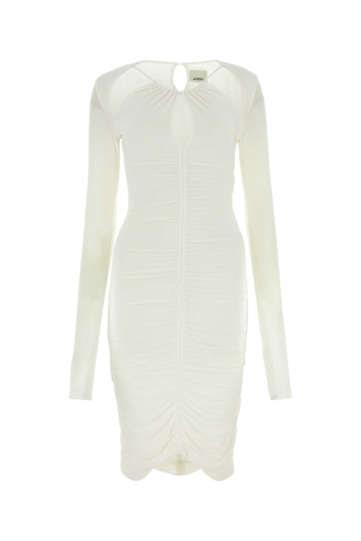 Chalk stretch viscose Logane dress ISABEL MARANT (RO0180FAA3K14I)