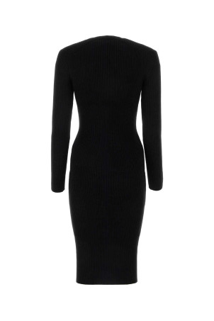 Black stretch wool blend Zael dress ISABEL MARANT (RO0250FAA3L58I)