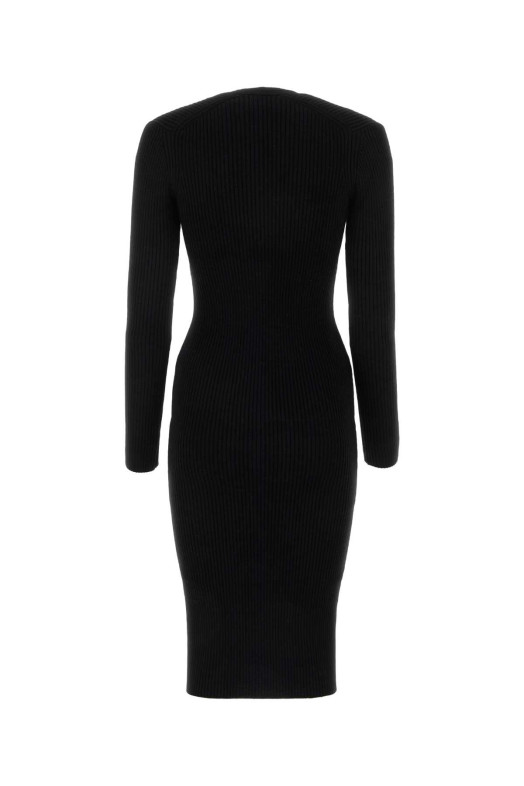 Black stretch wool blend Zael dress ISABEL MARANT (RO0250FAA3L58I)