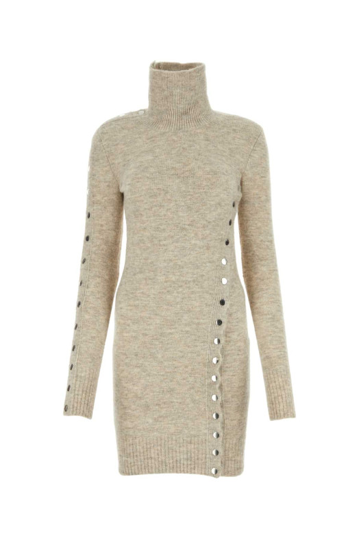Melange sand stretch nylon blend Melissa sweater dress ISABEL MARANT (RO0293FAA4L06I)