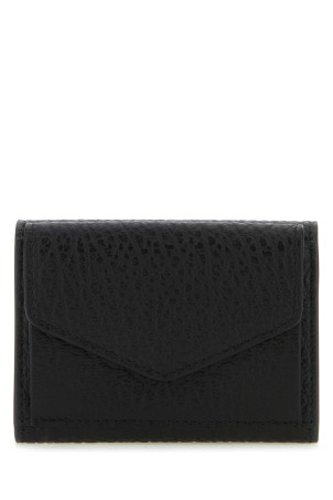 Black leather Four Stitches wallet MAISON MARGIELA (S36UI0416P4455)