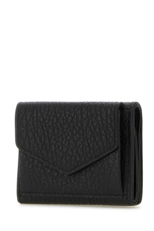 Black leather Four Stitches wallet MAISON MARGIELA (S36UI0416P4455)