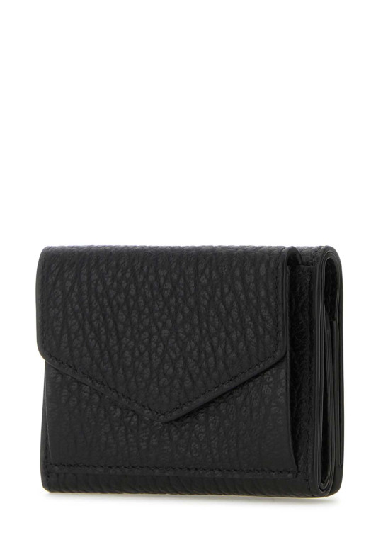 Black leather Four Stitches wallet MAISON MARGIELA (S36UI0416P4455)
