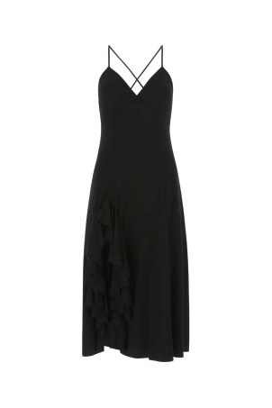 Black stretch viscose dress Black LOEWE (S540Y09XDQ)