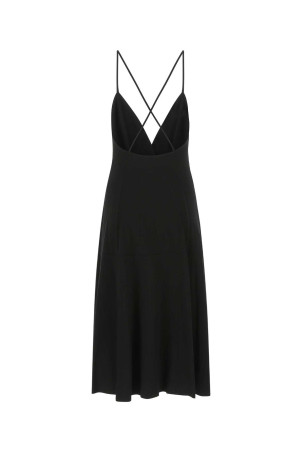 Black stretch viscose dress Black LOEWE (S540Y09XDQ)