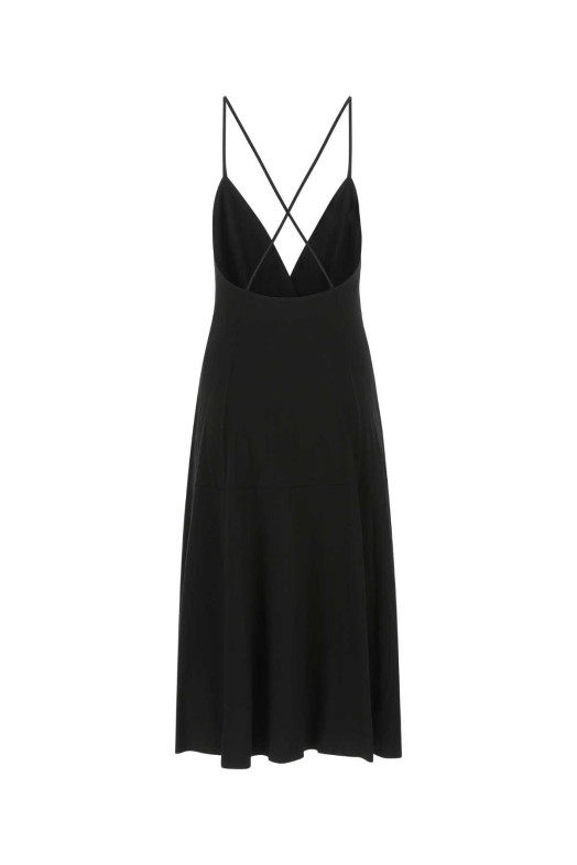 Black stretch viscose dress Black LOEWE (S540Y09XDQ)