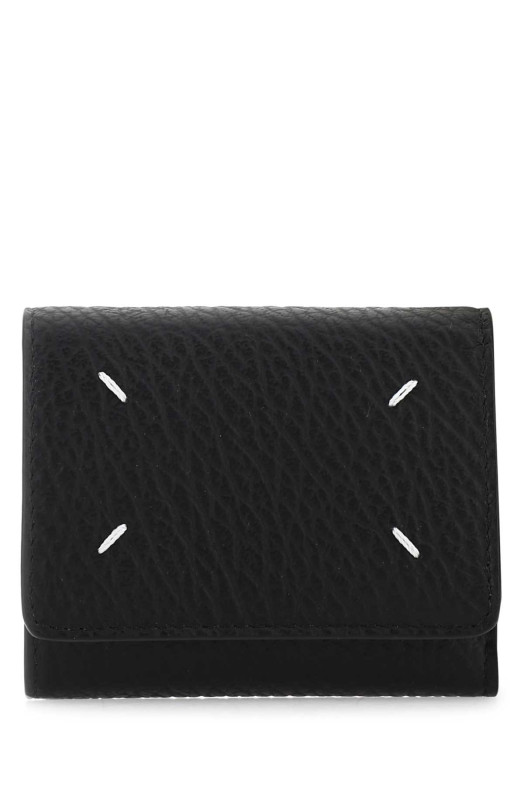 Black leather wallet MAISON MARGIELA (SA3UI0010P4455)