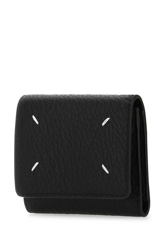 Black leather wallet MAISON MARGIELA (SA3UI0010P4455)