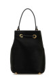Black satin bucket bag VERSACE (10177541A11479)