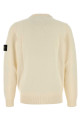 Ivory wool blend sweater White STONE ISLAND (5100072A3)