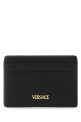 Black leather La Medusa card holder VERSACE (DPN24671A14675)