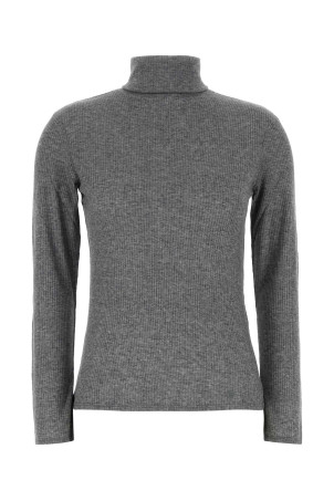 Grey viscose blend Gallinara sweater Gray LOULOU DE SAISON (GALLINARALDS)