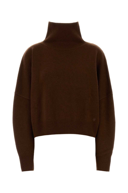 Chocolate wool blend Luke sweater Brown LOULOU DE SAISON (LUKE)
