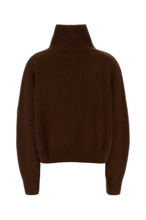 Chocolate wool blend Luke sweater Brown LOULOU DE SAISON (LUKE)