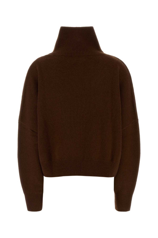 Chocolate wool blend Luke sweater Brown LOULOU DE SAISON (LUKE)