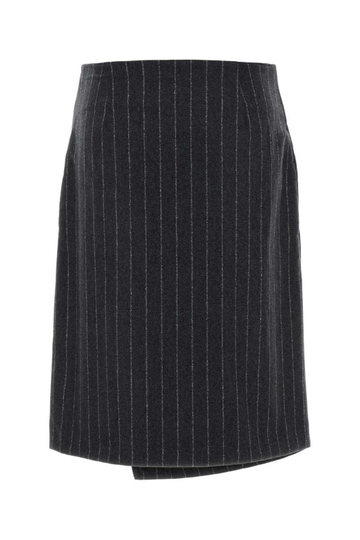 Embroidered wool blend Mason skirt LOULOU DE SAISON (MASON)