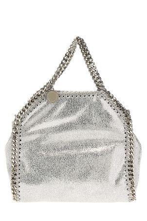Micro 'Falabella' shopping bag Silver