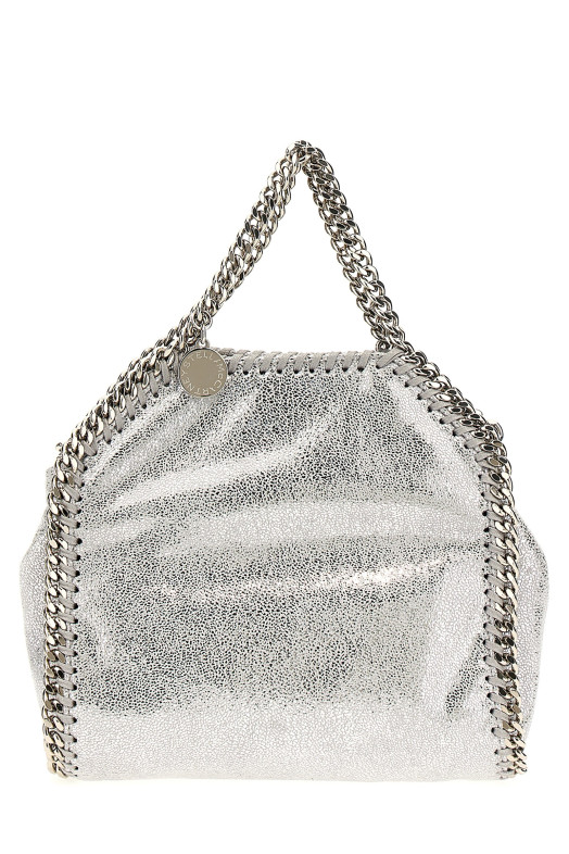 Micro 'Falabella' shopping bag Silver