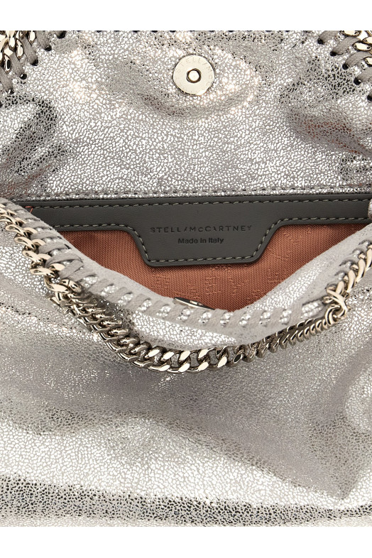 Micro 'Falabella' shopping bag Silver