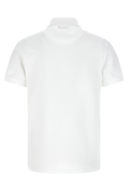 Рубашка-поло с вышивкой Черно-серая BALMAIN GH1GB085BC87GAB